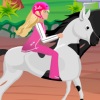 بازی اسب سواری باربی دخترانه