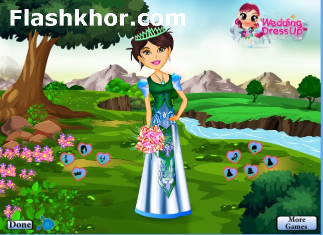 بازی آنلاین مدل لباس عروس و ست لباس عروس زلدا - دخترانه فلش