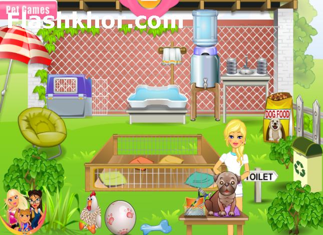 بازی آنلاین نگهداری از حیوانات خانگی خانم جنیفر دخترانه فلش