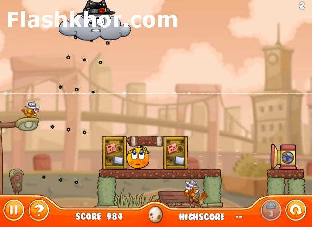 بازی آنلاین محافظت از پرتقال ها در برابر ابر گانگستر فیزیک فلش
