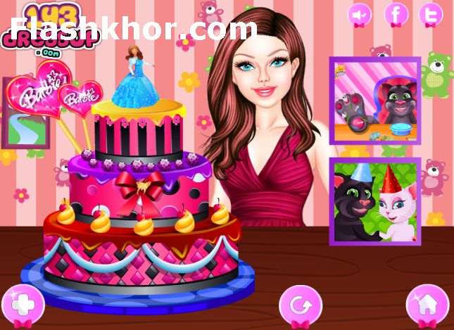 بازی کیک تولد دخترانه آنلاین