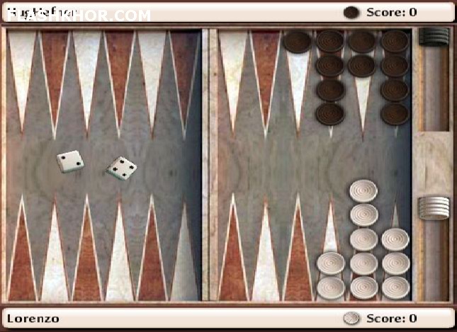 بازی آنلاین Backgammon Multiplayer تخته نرد چند نفره فلش