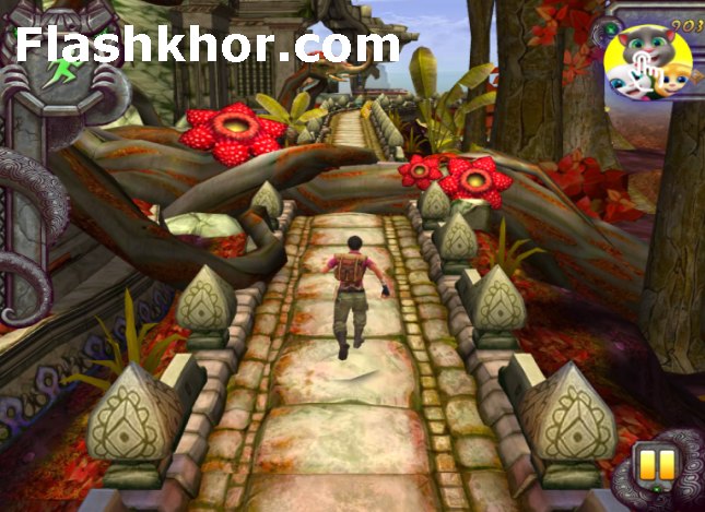 بازی فرار از معبد ۲ در جنگل temple run jungle fall