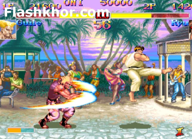 بازی استریت فایتر 2 Street Fighter کامپیوتر سگا