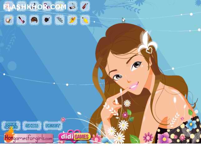 بازی آنلاین آرایشگری دختر مزرعه دار - دخترانه فلش