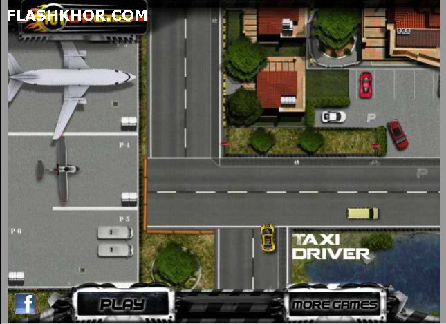 بازی آنلاین راننده تاکسی - رانندگی ماشین سواری فلش