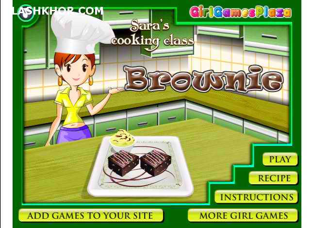 بازی آنلاین آشپزی کیک شکلاتی برونی - دخترانه فلش
