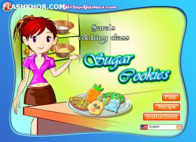 بازی آنلاین آشپزی کیک شکر - دخترانه فلش