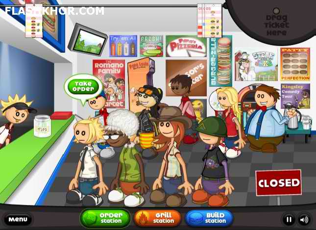 بازی آنلاین مدیریت بستنی فروشی پاپا دخترانه فلش