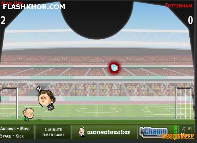 بازی آنلاین فوتبال بین کله ها : جام قهرمانان - ورزشی فلش