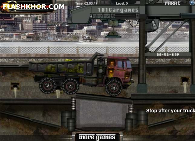 بازی آنلاین کامیون سنگین ترابری 2 - فیزیک فلش
