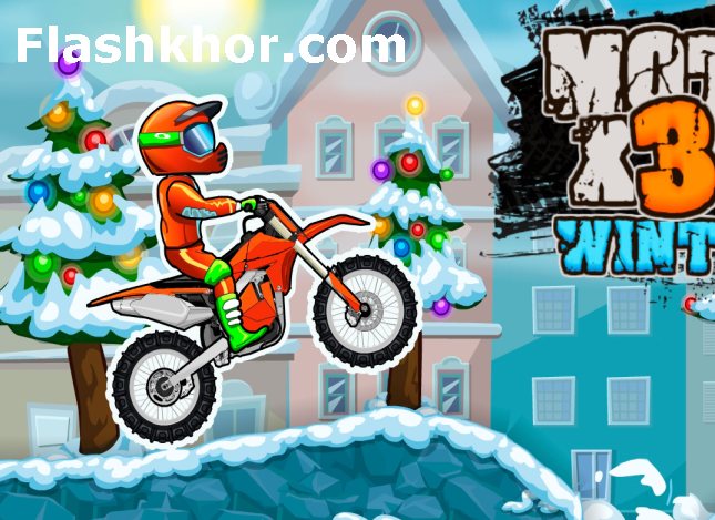 بازی آنلاین Moto X3M Winter فلش