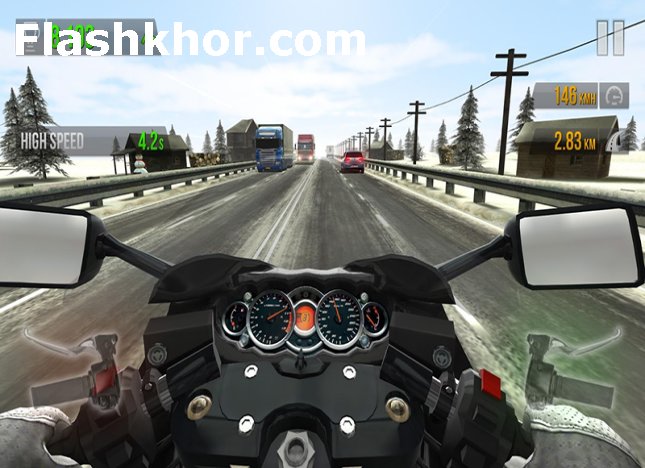 بازی آنلاین Traffic Rider فلش