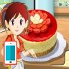 بازی آنلاین شیرینی پزی کیک پنیر و توت فرنگی