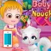 بازی آنلاین بچه داری هیزل کوچولو و گربه ملوس - دخترانه