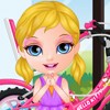 بازی آنلاین بچه ی باربی و دوچرخه سواری دخترانه
