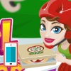 Mädchen auf Schlittschuhen: Pizza Mania