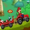 بازی آنلاین ماریو : تراکتور سواری در مزرعه قارچ - ورزشی