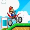 بازی آنلاین ماریو : ماریو عشق موتور سواری کراس - ورزشی